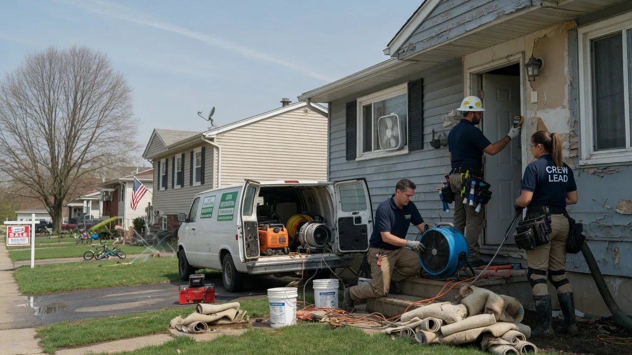 Flood Cleanup in Brownstown, IL near me